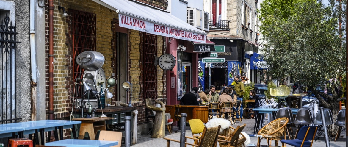 Au coeur du quartier des puces